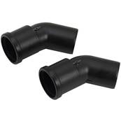 Vaillant 45 Bends for Variable Terminal Kit Black (Pack of 2) 0020219551