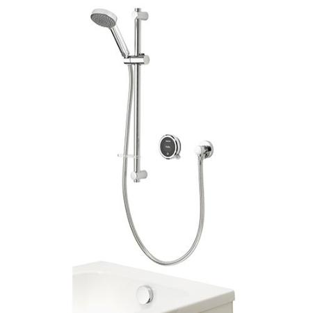 Aqualisa Quartz Touch Smart Shower Diverter Concealed Adjustable Head with Bath Overflow Filler