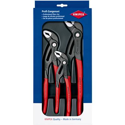 An image of Knipex Cobra Set 1 x 87 01 180, 1 x 87 01 250, 1 x 87 01 300mm 00 20 09 V02