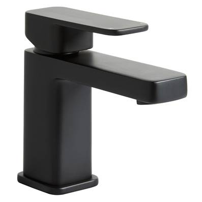 Highlife Fife Black Basin Mixer And Push Waste 12513B