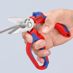 Knipex SB Angled Electricians Scissors / Shears Multi-component Grips 160mm 95 05 20