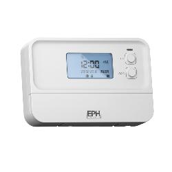 LEDLUX LL0255 Thermostat sans fil RF Chronothermostat numérique hebdomadaire tactile pour chaudière à gaz et chauffage radiateur à eau 3 A 220 V 