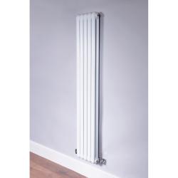 DQ Heating Cassius Vertical 1800 x 230 in White