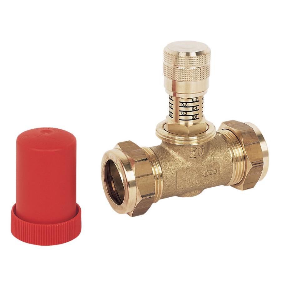 Central heating bypass valve