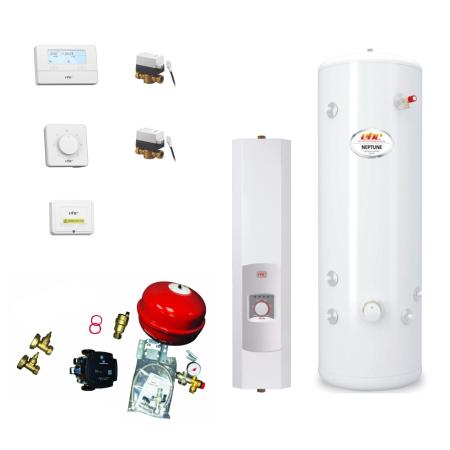 EHC SlimJim 14.4kW Flow Boiler with 200L Indirect Cylinder EHCSJ15/200IND