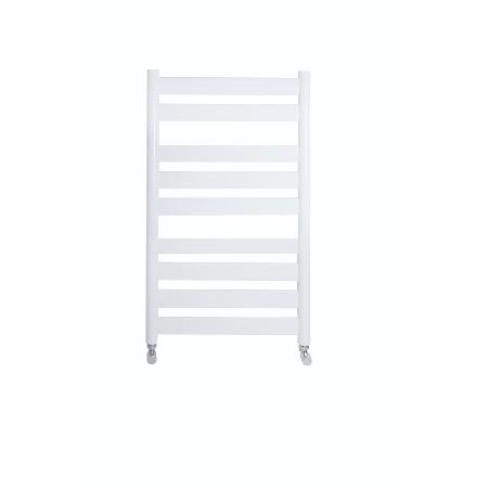 Vogue Vela 950 x 500mm Flat Crossbar Towel Rail - Heating Only (White) MD048 MS0950500WH