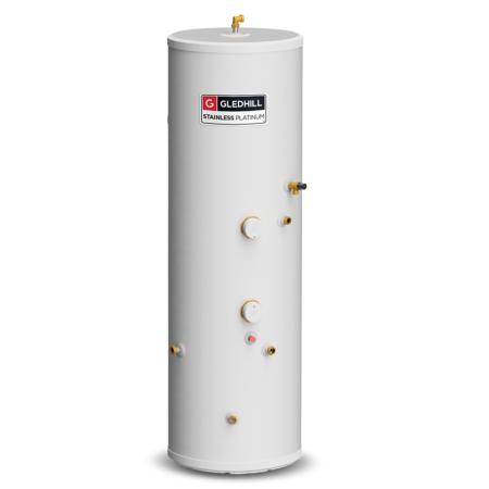 Gledhill Stainless Platinum Unvented Indirect 250L Hot Water Cylinder PLTIN250