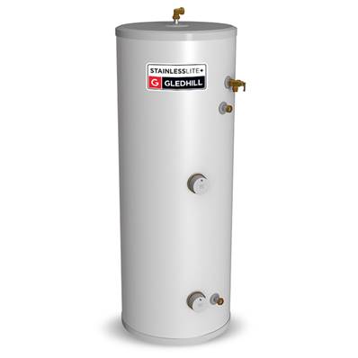 Gledhill StainlessLite Plus Unvented Direct 300L Hot Water Cylinder PLUDR300