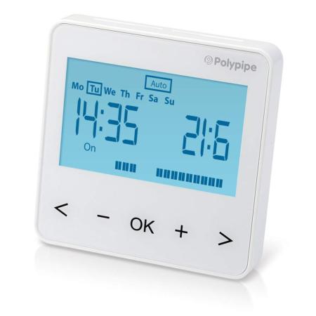POLYPIPE UFHPROGB PROGRAMMABLE Room Thermostat 