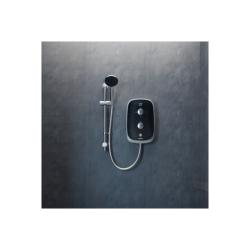 Aqualisa Evolve Electric Shower Black/Satin Silver 10.5kW VOTZ27