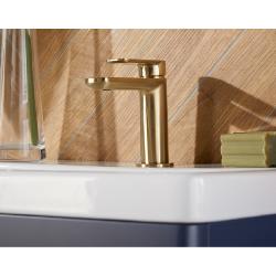 Highlife Rona Brushed Brass Basin Mono and Click Waste 12413R