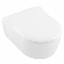 Villeroy & Boch Avento DirectFlush Rimless Wall Hung Toilet w/ Slim Soft Close Seat 5656RS01