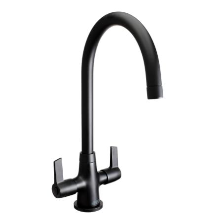 Bristan Echo Easyfit Mono Sink Mixer Black EC SNK EF BLK