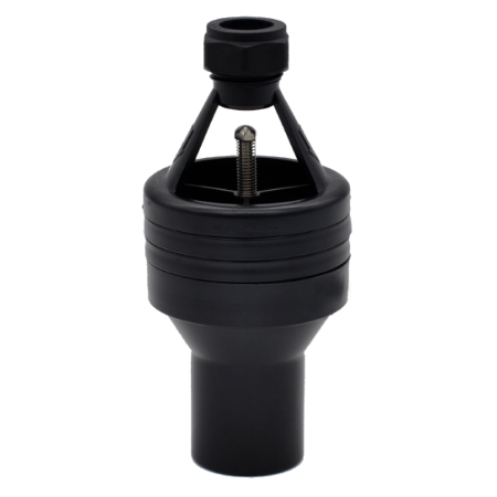 Hotun Hiflo Black 100C 15mm x 32mm Dry Trap Tundish HHB100C15x32