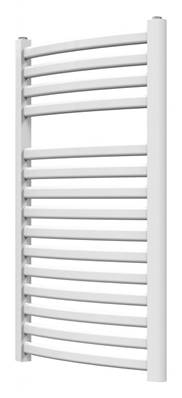 Vogue Curvee 1100 x 600mm Arched Crossbar Towel Rail - Heating Only (White) MD050 MS1100600WH