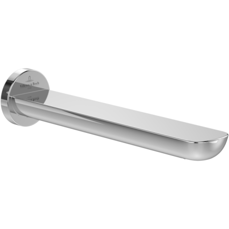 Villeroy & Boch O.novo Wall Mounted Bath Spout Chrome TVT10450500061