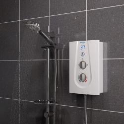 Bristan GLEE 3 Electric Shower 9.5kW White GLE395 W