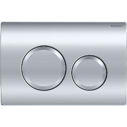 Geberit Delta Concealed Cistern 120mm with Delta 20 Flush Plate Gloss Chrome Plated 109.103.21.2