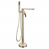 Highlife Rona Brushed Brass Floor Mounted Bath Shower Mixer 12429R