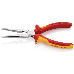 Knipex Snipe Nose Side Cutting Pliers Insulated VDE Chrome-plated 200mm 26 16 200