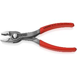 Knipex TwinGrip Front & Side Gripping Pliers Plastic Coated Grey Atramentized 150mm 82 01 150