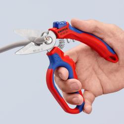 Knipex SB Angled Electricians Scissors / Shears Multi-component Grips 160mm 95 05 20