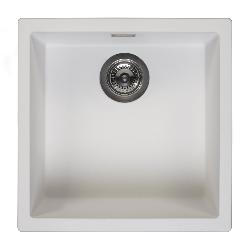 Reginox Amsterdam 40 Pure White Single Bowl Granite Sink