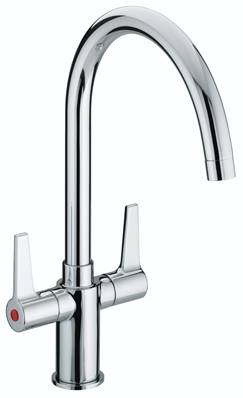 Bristan Design Utility Lever Easyfit Mono Kitchen Sink Mixer - Chrome DUL SNK EF C