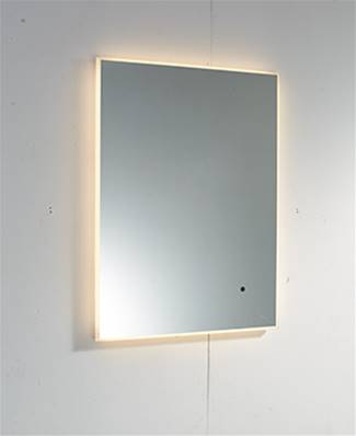 Plumb2u Tajo 800 x 600mm Illuminated LED Mirror - Clear Glass KI6080