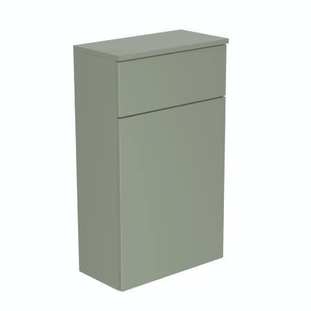 An image of Newland 500mm WC Unit Including Worktop (No Cistern) Sage Green