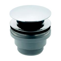 Vado Universal Basin Waste Systems Plastic Clic Clac Basin, Clicker & Free Flow Chrome WG-394-C/P