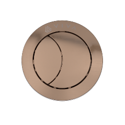 Viva Brushed Copper Uni Button (For Skylo Flush Valves) UNI/SBBC