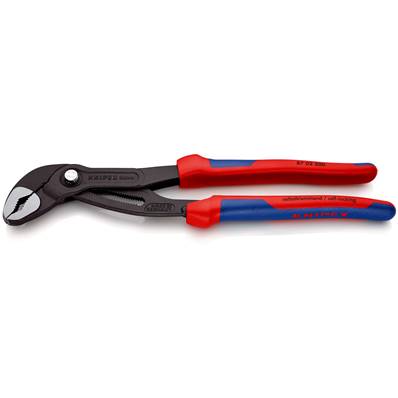 Knipex Cobra High-Tech Water Pump Pliers Multi-component Grips Grey Atramentized 300mm 87 02 300