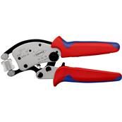 Knipex Twistor16 Self-Adjusting Crimping Pliers for Wire Ferrules Chrome-plated 200mm 97 53 18
