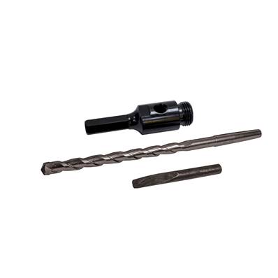 Hex Adaptor Pack with Drift Key and 175mm A-Taper Drill Bit A10HEXPK80