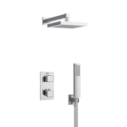 Bristan Cobalt Recessed Concealed Dual Control Shower Pack COBALT SHWR PK2