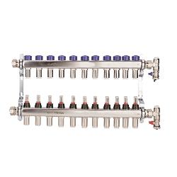Polypipe 15mm Stainless Steel 11 Port - Push-Fit Manifold PB12761