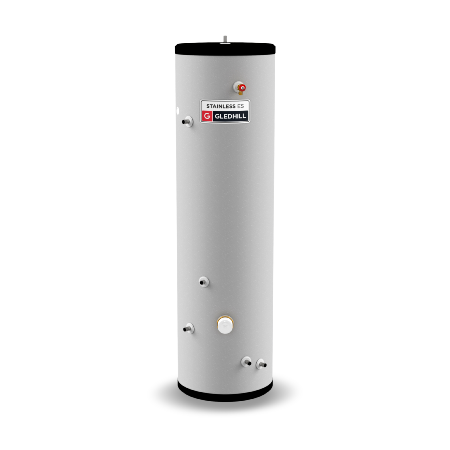 Gledhill Stainless ES Unvented Indirect 170L Hot Water Cylinder SESINPIN170