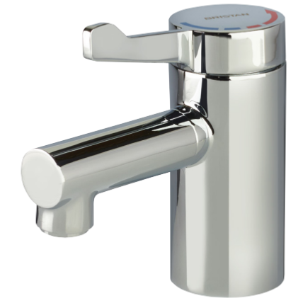 Bristan Solo2 Basin Mixer with Short Lever (No Waste) SOLO2-T3SL
