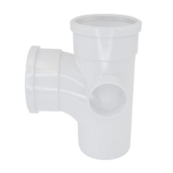 Davant 92Ø DS Branch 110mm White P/Fit With Boss SPW0010