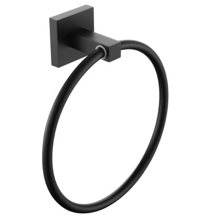 Bristan Square Towel Ring Brass Black SQ RING BLK
