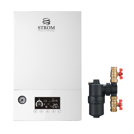 An image of Strom 21kW Three Phase Electric System Boiler with Filter WBTP21S