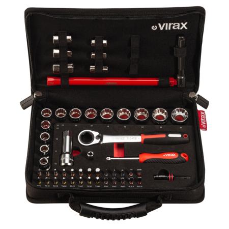 Virax 51pcs Socket Set with Basin Wrench 310410