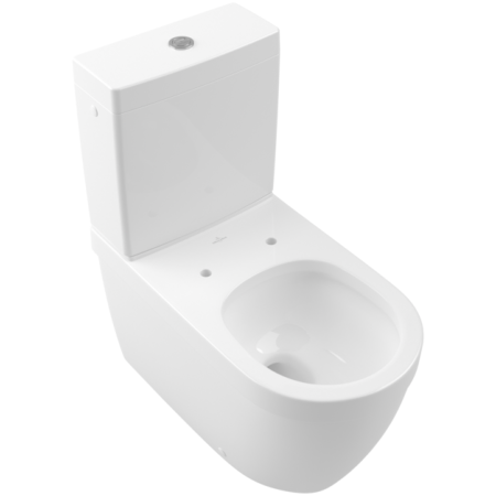An image of Villeroy & Boch Architectura DirectFlush Rimless Wall Hung Toilet and Soft Close...