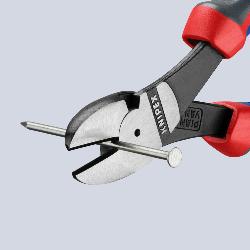 Knipex High Leverage Diagonal Cutter with Comfort Handles Black Atramentized 180mm 74 02 180
