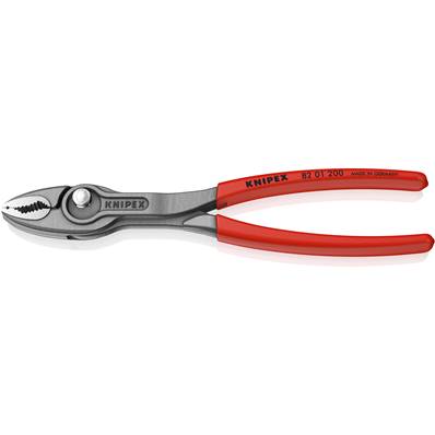 An image of Knipex Twingrip Front & Side Gripping Pliers Plastic Coated Grey Atramentized 20...