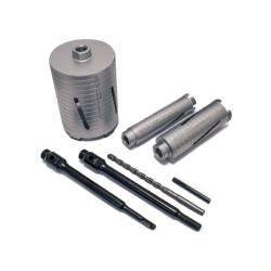Mexco 7Pc Dry CORE Drill KIT Slotted X90 Grade A10DCDKIT37