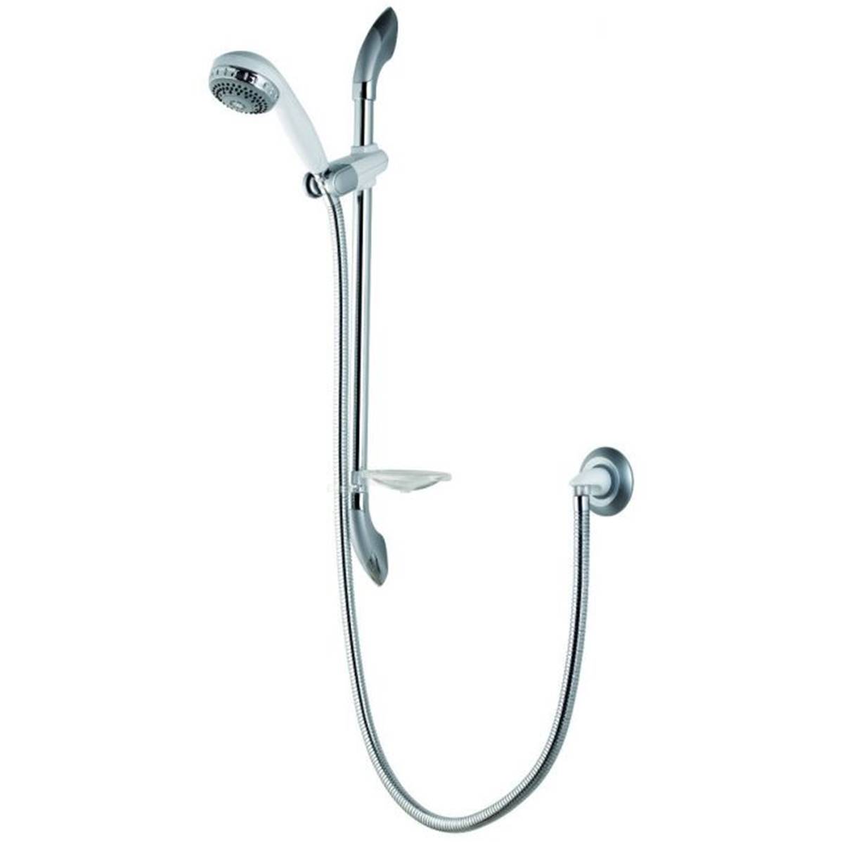 Aqualisa Shower Head Kit Varispray White/Chrome 99.40.21