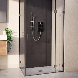 Aqualisa E2 Electric Shower with 3 Mode Handset 8.5kW in Black E2B85