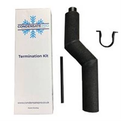 An image of Condensate Pro Termination Kit - Offset 2 Piece Pipe, Clip, Spacer Ig003